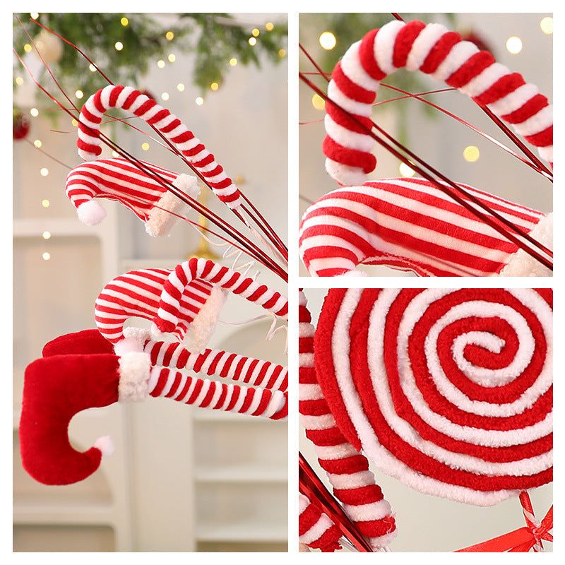 Christmas Tree Elf Leg Inserts for Candy Cane Decor