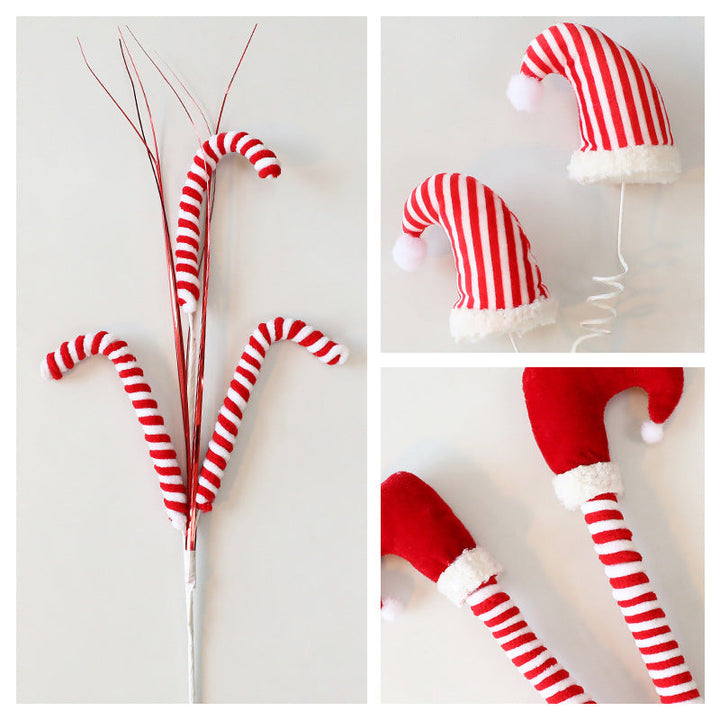 Christmas Tree Elf Leg Inserts for Candy Cane Decor
