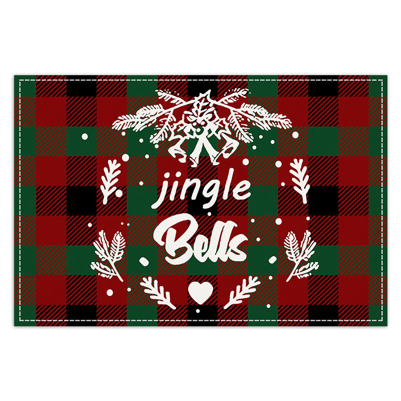 Christmas Placemats for Festive Plaid Table Settings