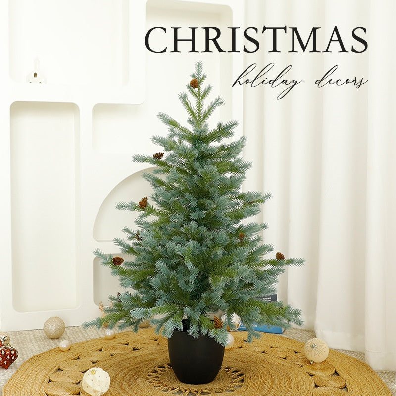 Potted Christmas Tree Decoration for Instant Cheer