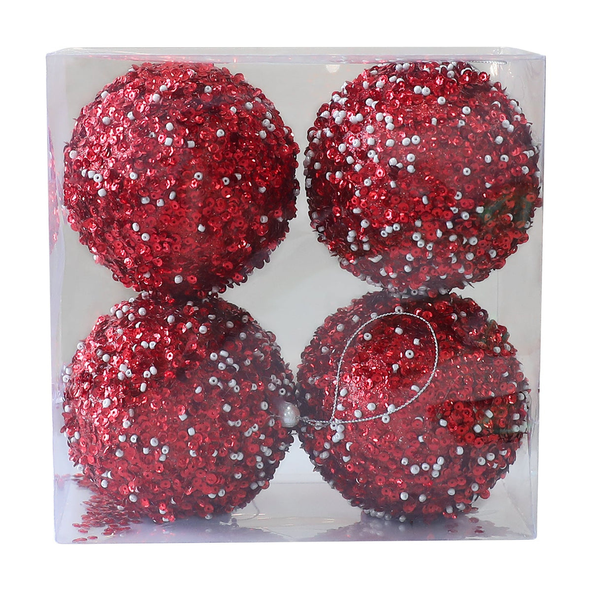 Christmas Tree Ornaments 10cm for Sparkling Holiday Decor