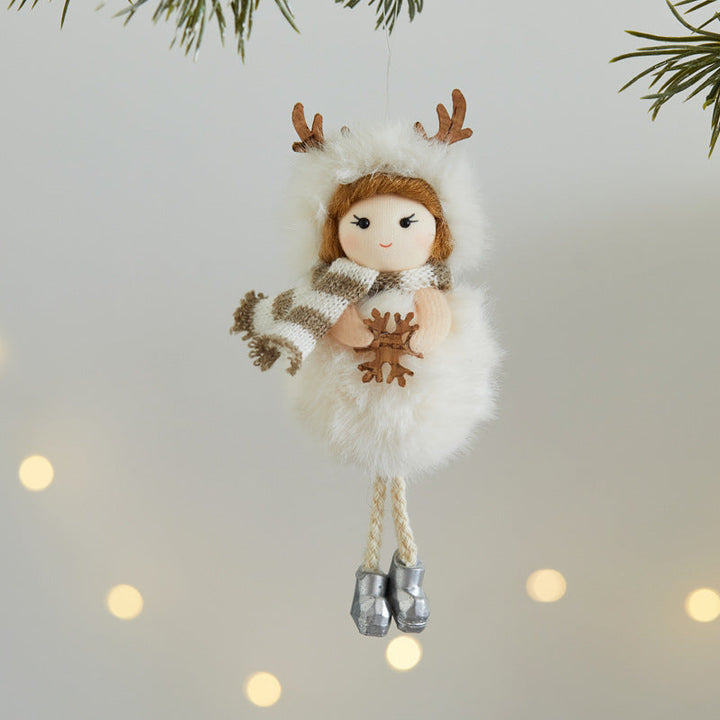 Christmas Tree Plush Ornament for Cozy Holiday Displays