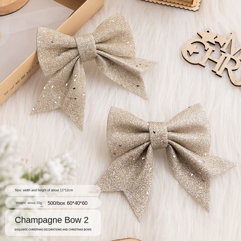 Christmas Bow Ornaments for Sparkling Holiday Decor