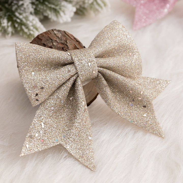 Christmas Bow Ornaments for Sparkling Holiday Decor