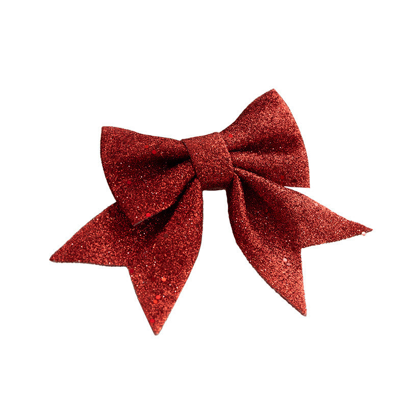 Christmas Bow Ornaments for Sparkling Holiday Decor
