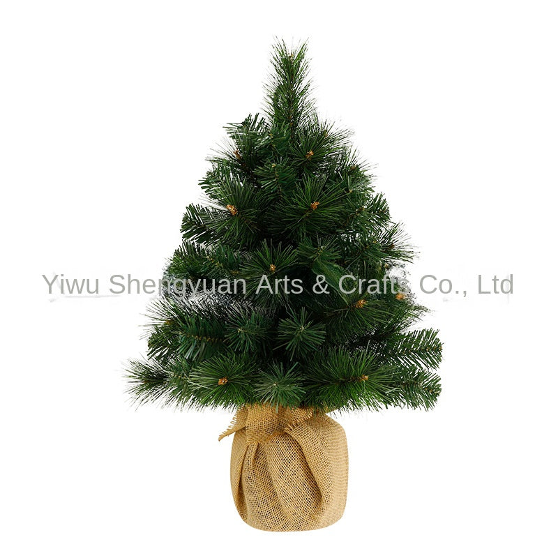Christmas Tree Ornament With Rustic Tabletop Charm