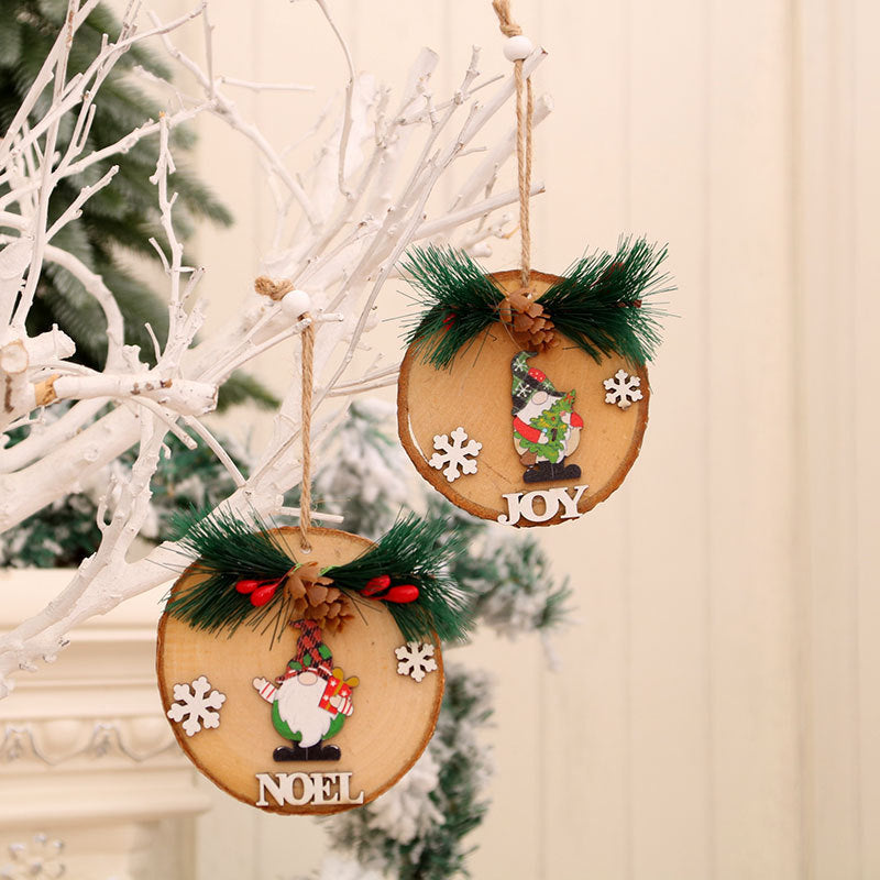 Wooden Christmas Ornaments for Rustic Holiday Decor