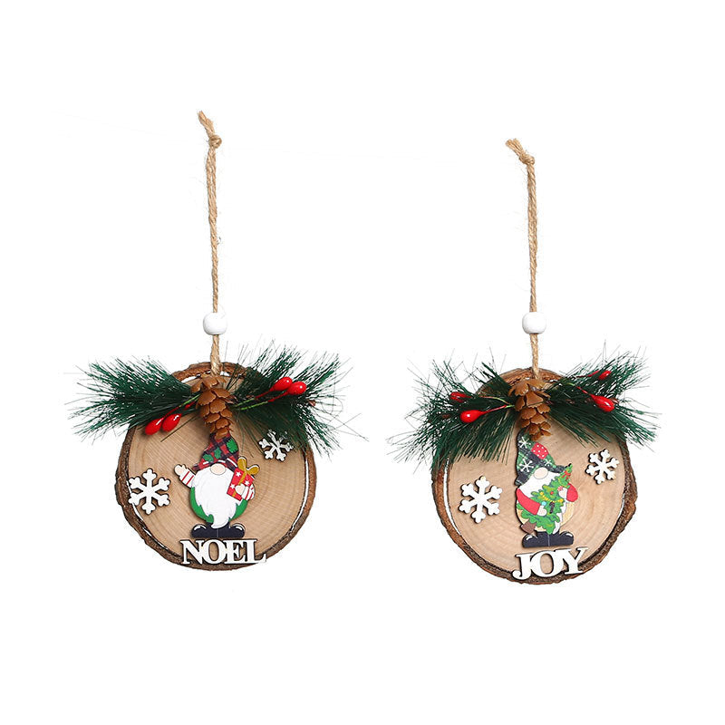 Wooden Christmas Ornaments for Rustic Holiday Decor