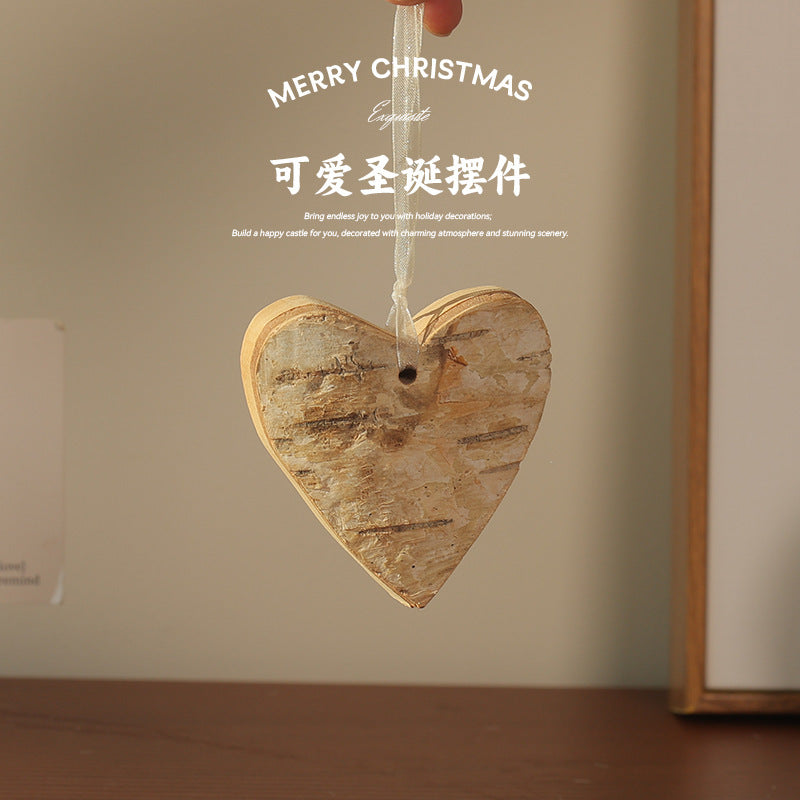 Christmas Tree Ornaments Set for Rustic Holiday Charm