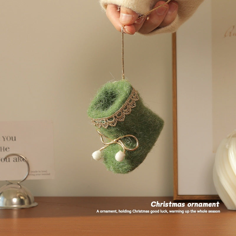 Christmas Tree Felt Ornaments for Cozy Holiday Charm