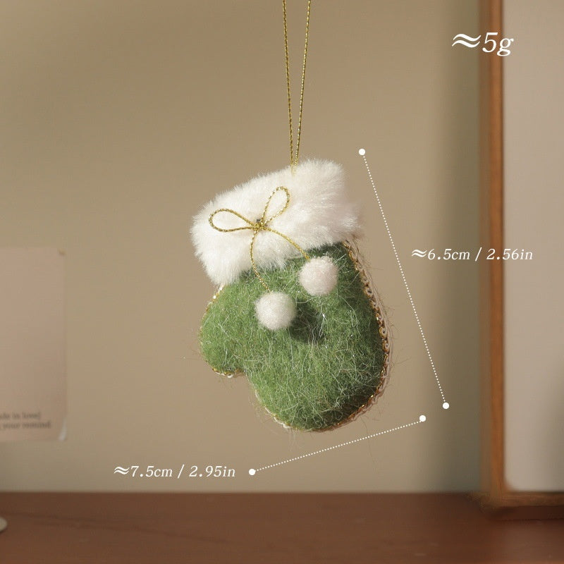 Christmas Tree Felt Ornaments for Cozy Holiday Charm