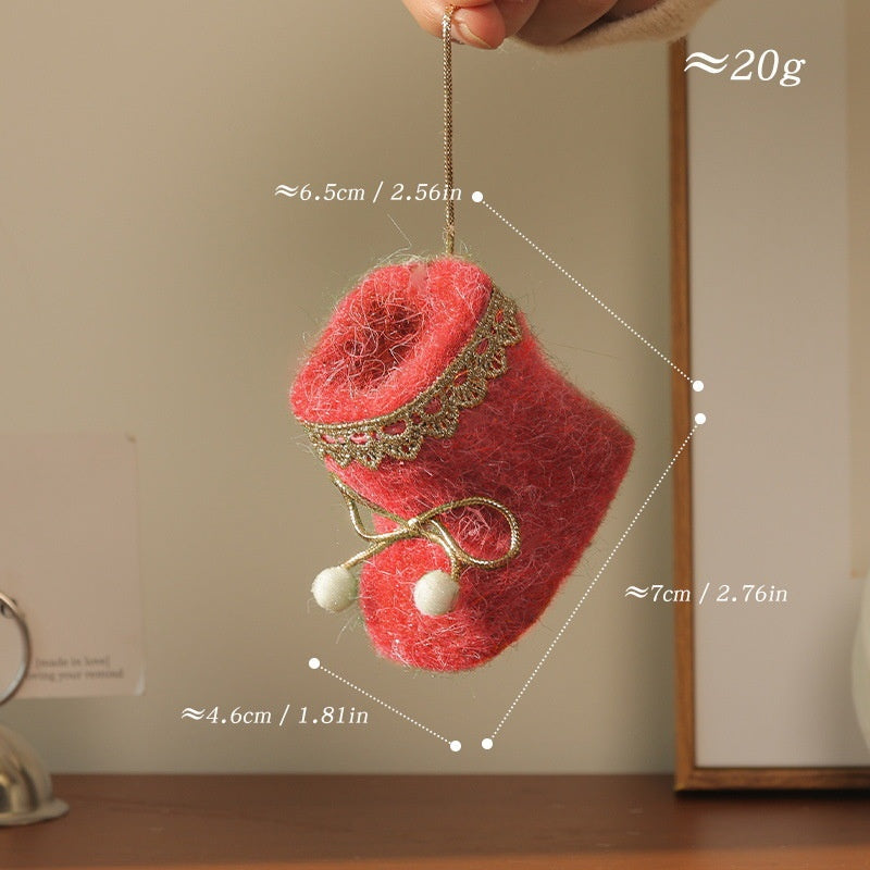 Christmas Tree Felt Ornaments for Cozy Holiday Charm