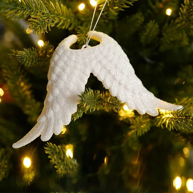 Christmas Tree Ornaments Red Gold White 10-Piece Set