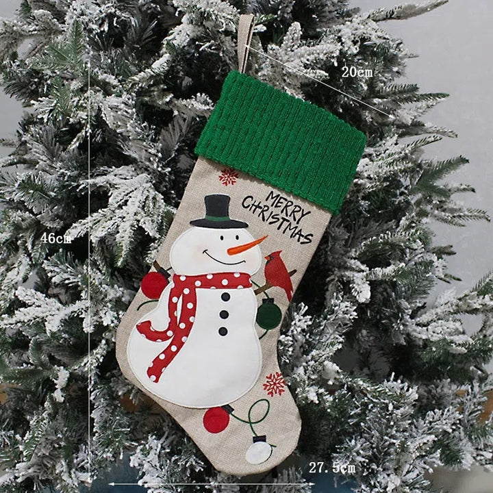 Christmas Stocking Gift Bags for Festive Tree Decor