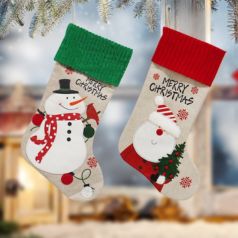 Christmas Stocking Gift Bags for Festive Tree Decor
