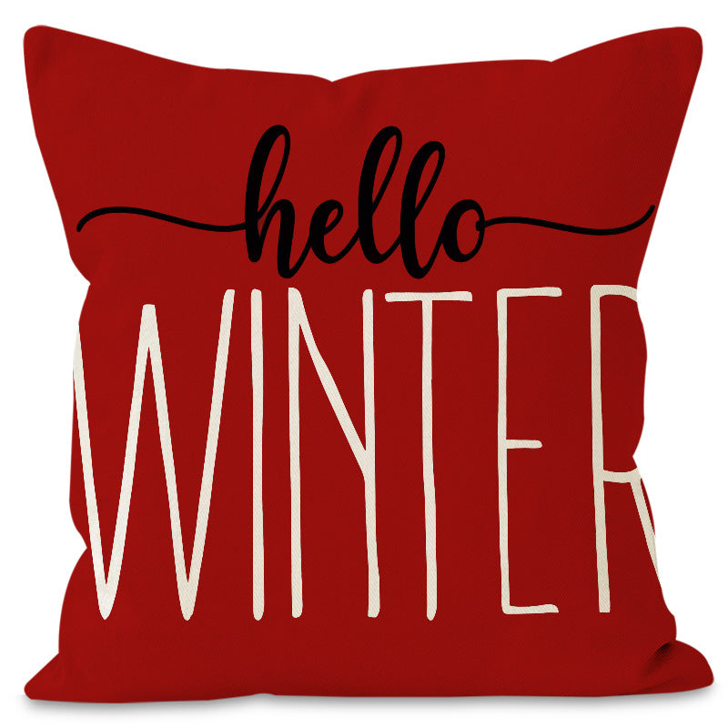 Christmas Tree Pillow Cover for Festive Sofa Decor