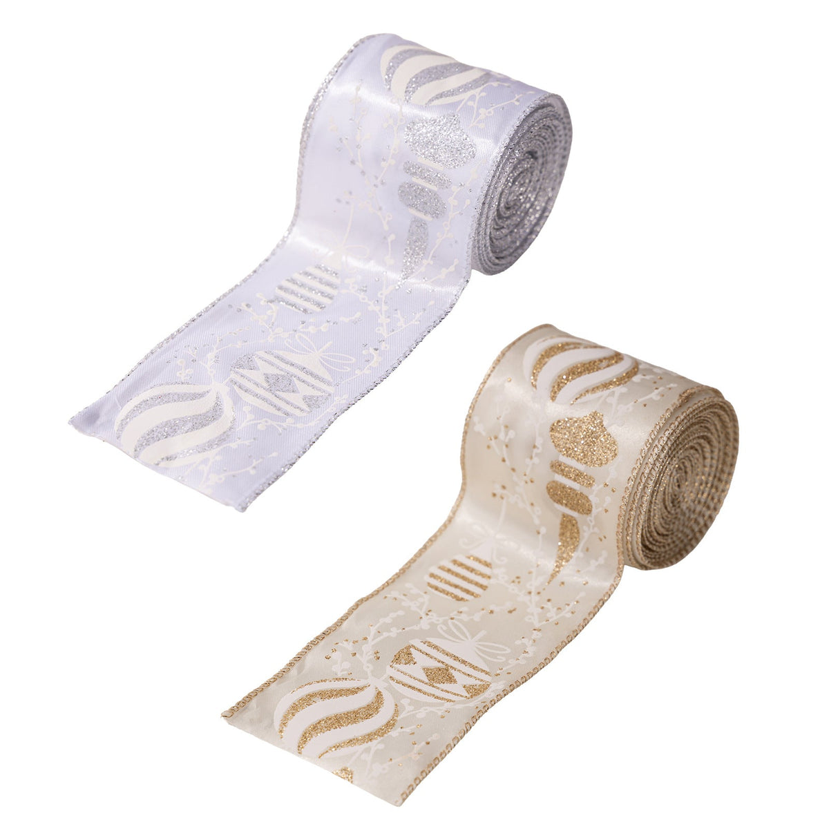 Christmas Ribbon Rolls for Sparkling Holiday Gift Bows