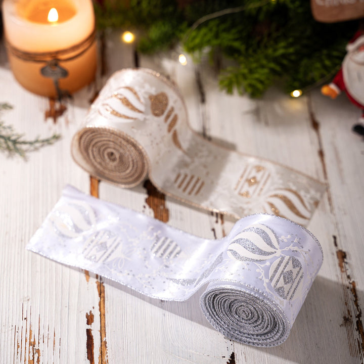 Christmas Ribbon Rolls for Sparkling Holiday Gift Bows