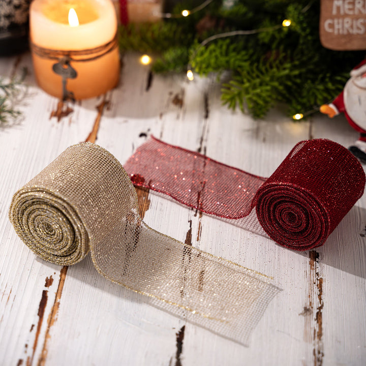 Christmas Ribbon Rolls for Sparkling DIY Holiday Decor