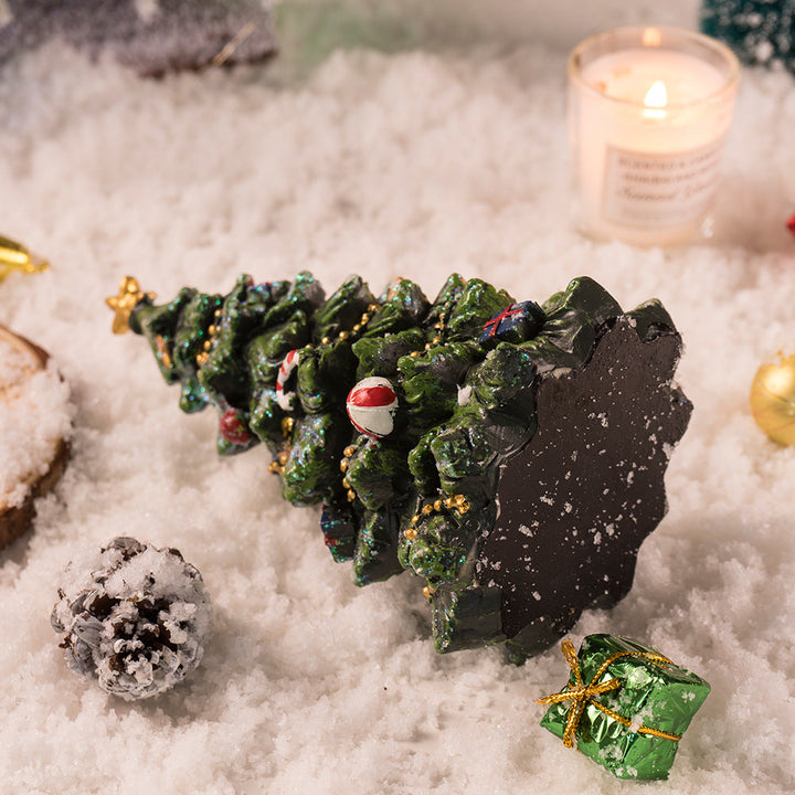Christmas Tree Resin Decor for Festive Desktop Displays