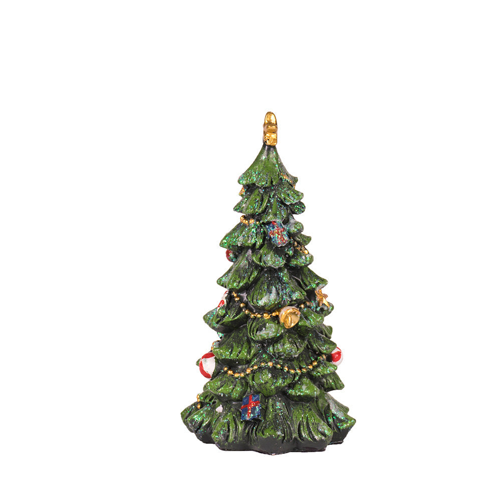 Christmas Tree Resin Decor for Festive Desktop Displays