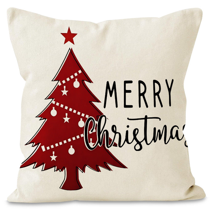Christmas Snowflake Pillow Cover for Festive Sofa Decor