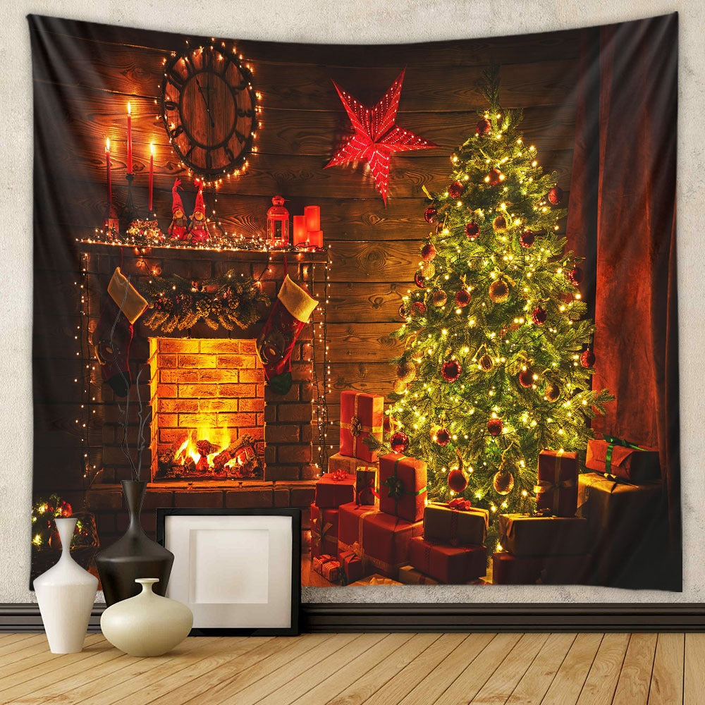 Christmas Tree Tapestry for Cozy Holiday Wall Decor