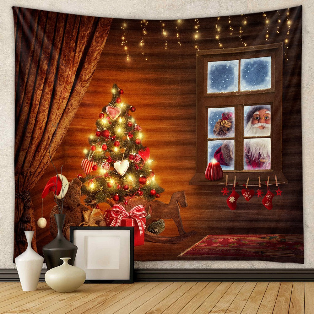 Christmas Tree Tapestry for Cozy Holiday Wall Decor