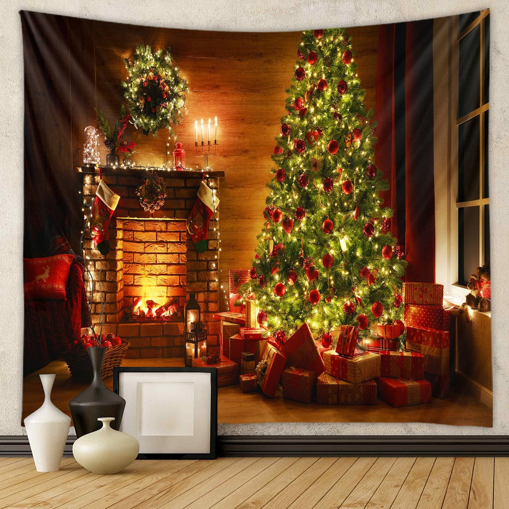 Christmas Tree Tapestry for Cozy Holiday Wall Decor