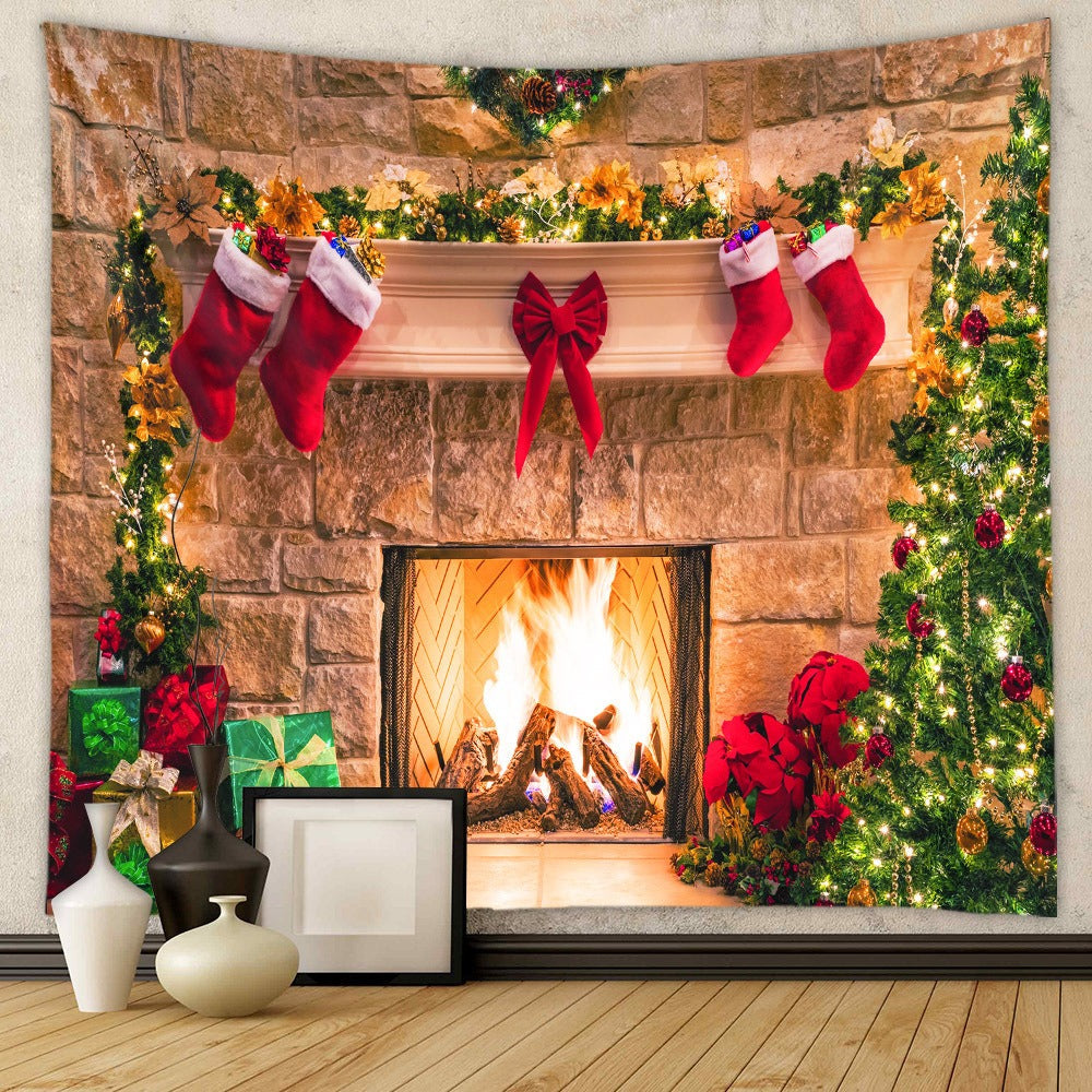 Christmas Tree Tapestry for Cozy Holiday Wall Decor