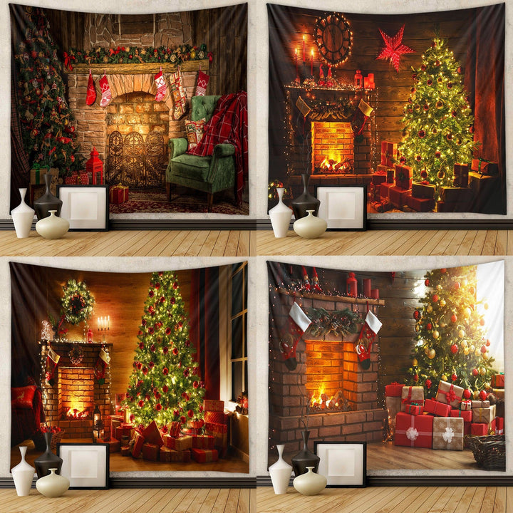 Christmas Tree Tapestry for Cozy Holiday Wall Decor