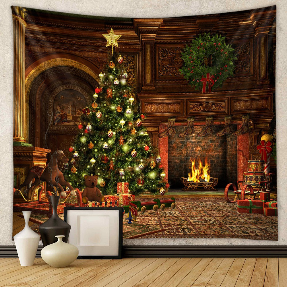 Christmas Tree Tapestry for Cozy Holiday Wall Decor