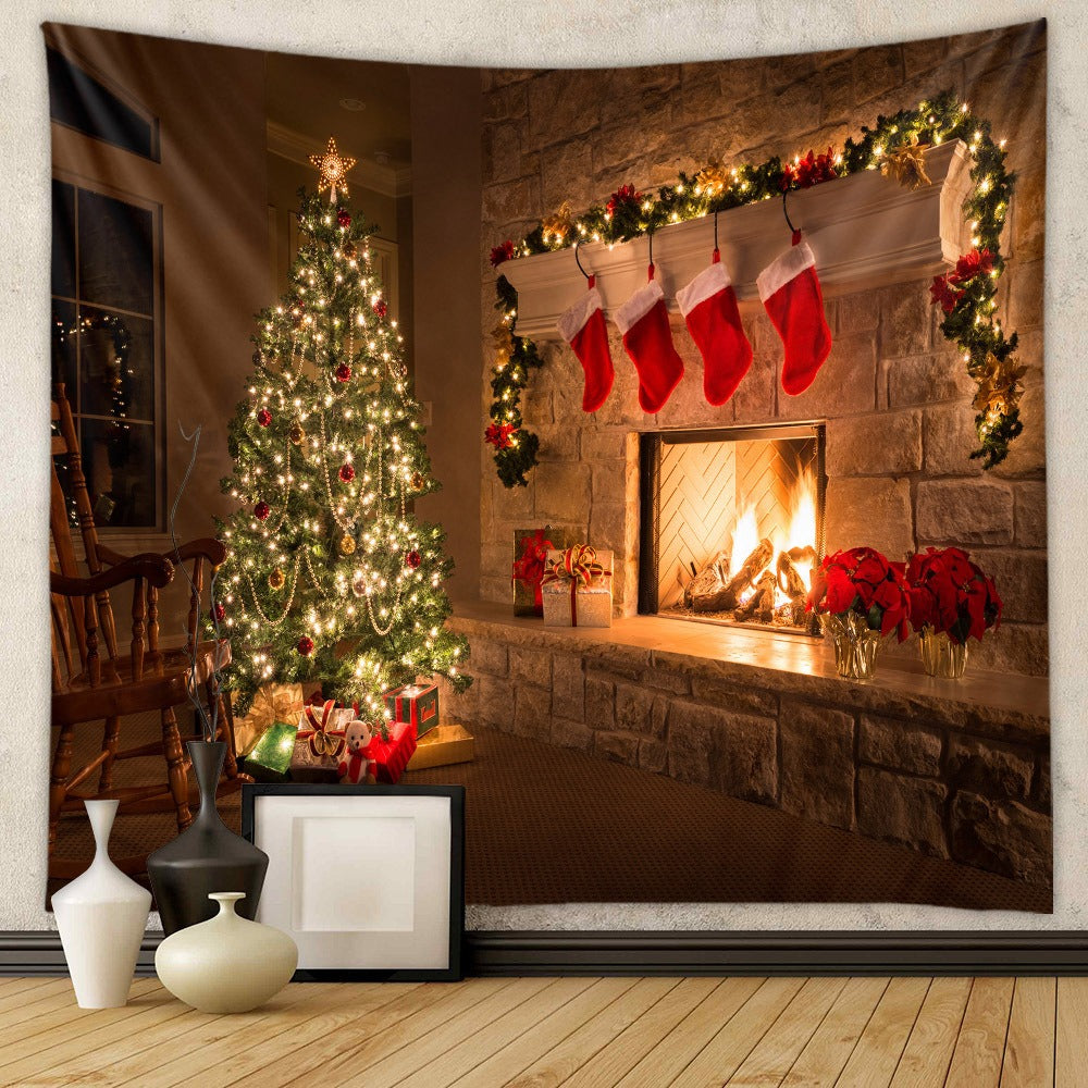 Christmas Tree Tapestry for Cozy Holiday Wall Decor