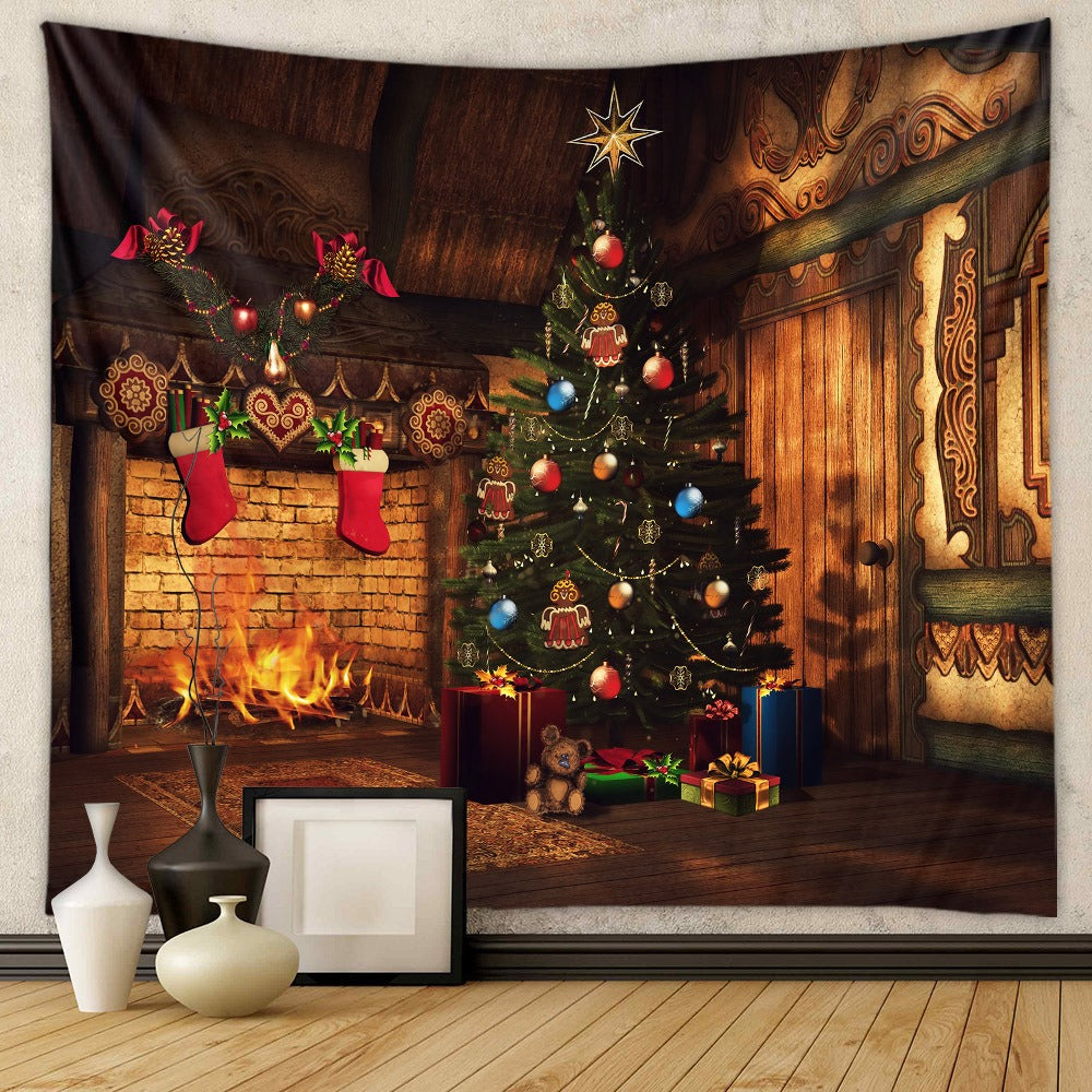 Christmas Tree Tapestry for Cozy Holiday Wall Decor