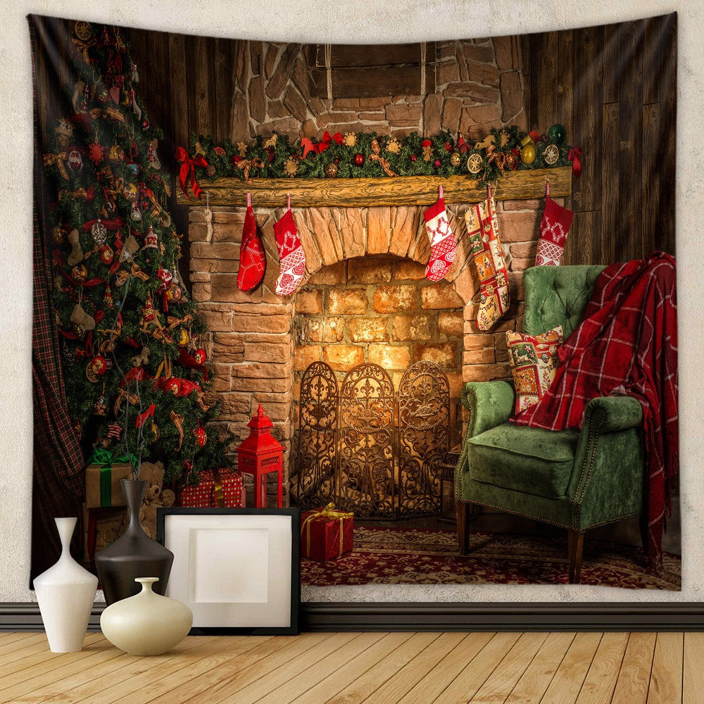 Christmas Tree Tapestry for Cozy Holiday Wall Decor