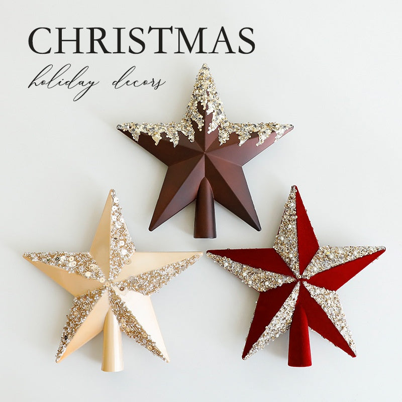 Christmas Tree Star Topper for Sparkling Holiday Displays
