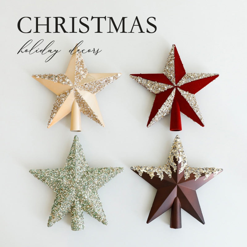 Christmas Tree Star Topper for Sparkling Holiday Displays