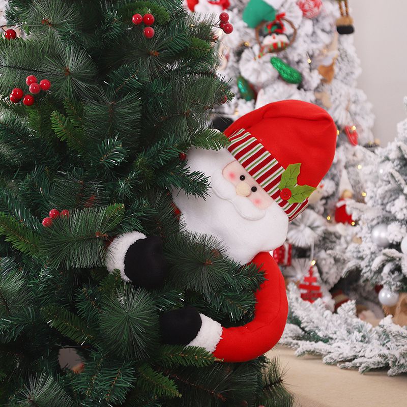 Christmas Tree Toppers Santa Snowman Hugger Decoration