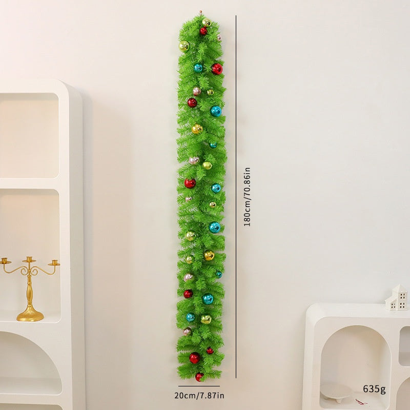 Pre-Decorated Christmas Garland for Instant Festive Style