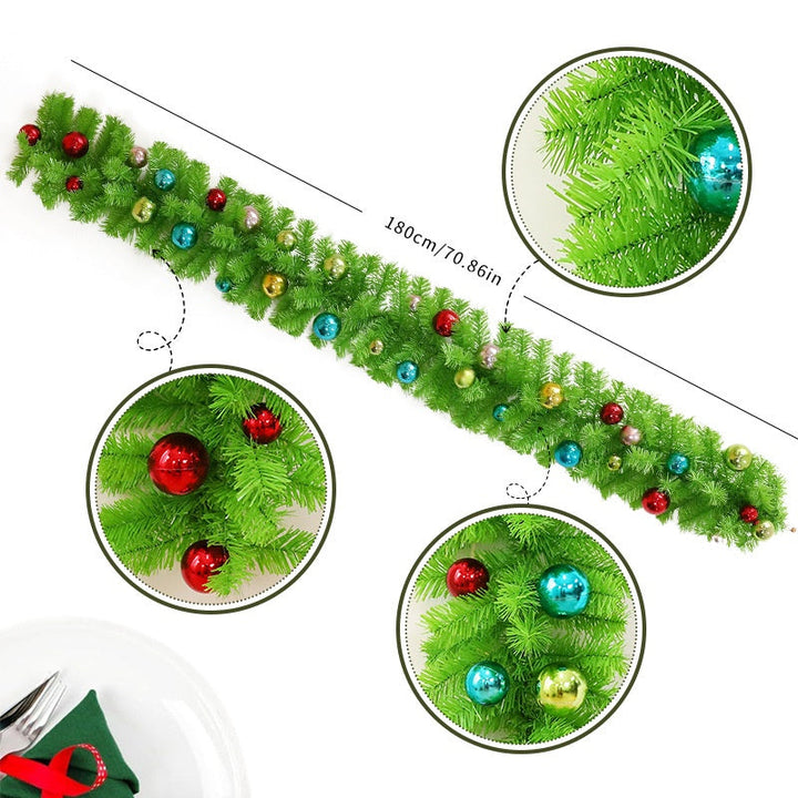 Pre-Decorated Christmas Garland for Instant Festive Style