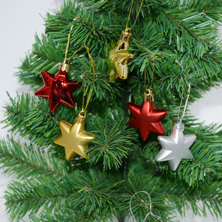 Christmas Star Ornaments – Shiny Tree & Wreath Decor