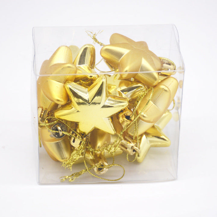 Christmas Star Ornaments – Shiny Tree & Wreath Decor