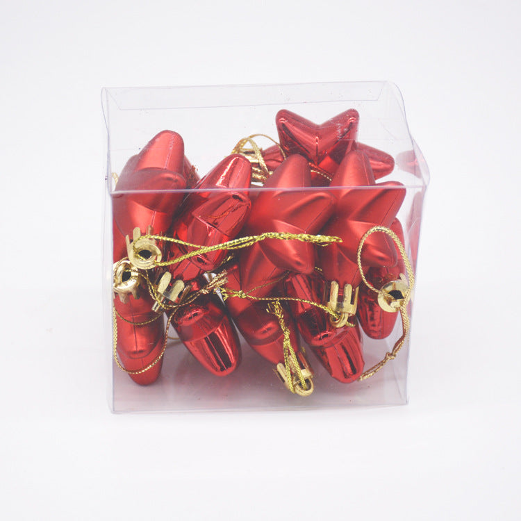 Christmas Star Ornaments – Shiny Tree & Wreath Decor