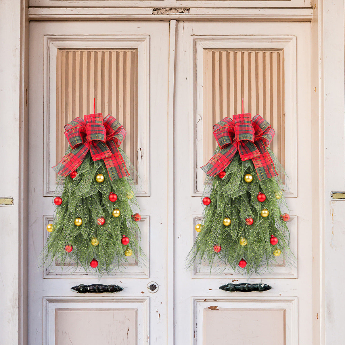 Christmas Tree Wreath Decoration for Instant Festive Display