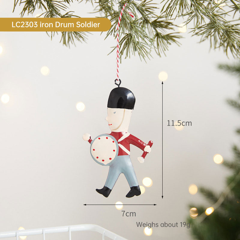 Hand-Painted Christmas Tree Ornament for Vintage Cheer