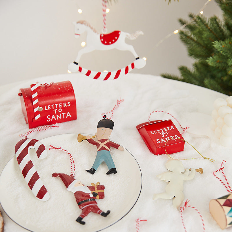 Hand-Painted Christmas Tree Ornament for Vintage Cheer
