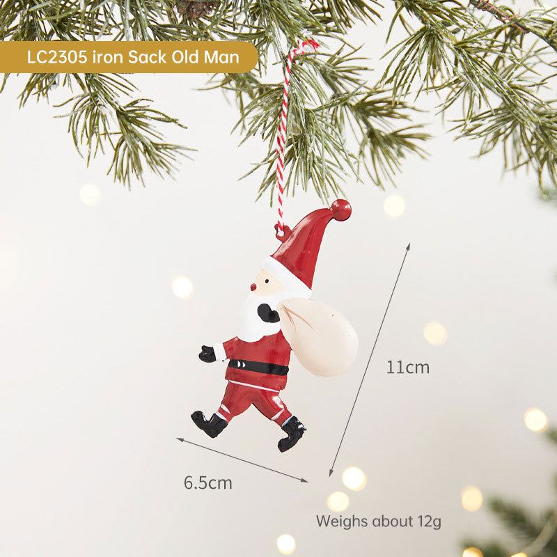 Hand-Painted Christmas Tree Ornament for Vintage Cheer