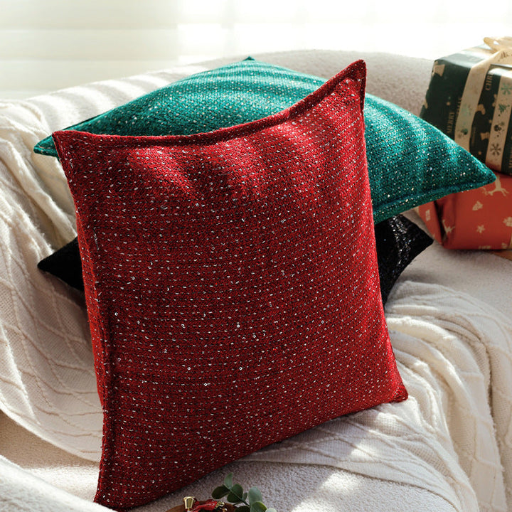 Christmas Sparkle Cushion Covers for Luxe Holiday Decor