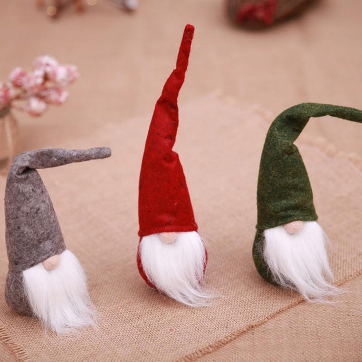 Christmas Elf Doll Set for Cozy Holiday Table Displays