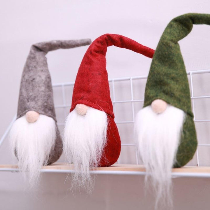 Christmas Elf Doll Set for Cozy Holiday Table Displays